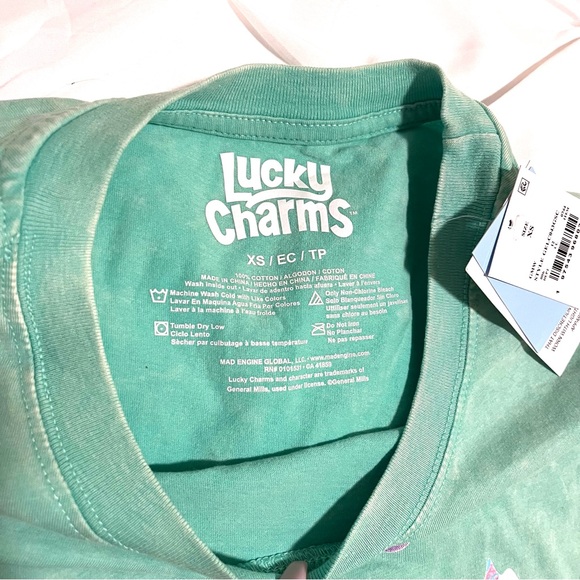 Target Lucky Charms Women’s XS Oversized Short Sleeve Graphic T-Shirt, NWT! - Picture 2 of 4